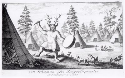 Native American Shaman by Dutch School